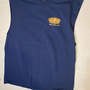 Ron Jon Blue Sleeveless Tank Top